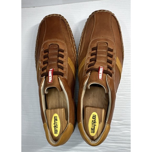 Pikolinos Men’s Fuencarral Leather Sports Style Sneakers Brandy Sz EU 42/US 8.5 - Picture 6 of 14